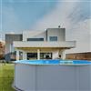 NEPO Piscine Piscina Acciaio Fuori Terra Rotonda NEPOWHITE Kit Completo