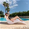 Sined Lettino prendisole CHAISE LONGUE in polietilene SIRIO