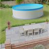 NEPO Piscine Piscina Fuori Terra Acciaio Rotonda NEPOSTARTER Kit Completo