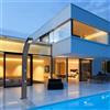 Arkema Design Doccia Solare da Giardino SPRING CURVA 25 LITRI in alluminio