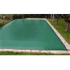false Copertura invernale per Piscine 10 x 5 mt rettangolare con occhielli e corda elastica