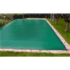 Pool's Telo per Copertura Piscina Invernale Doppio Strato rinforzato 240 gr/m² con occhielli e corda elastica per piscine Rettangolari