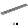 NEPO Piscine Griglia EXTRA STRONG 130 per scolo acqua con clip 100 x 13 x h 2 cm