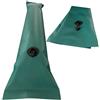 NEPO Piscine Salsicciotti per Piscina Tubolare VERDE in Pvc Armato 600 gr/m² con tappo a pressione