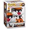 Funko Pop! Animation: LTH - Sylvester Cat With Pumpkin - Gatto Silvestro - Looney Tunes - Figura in Vinile da Collezione - Idea Regalo - Merchandising Ufficiale - TV Fans