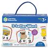 Learning Resources Tessere Puzzle Parole di 3 Lettere, Competenze prescolari, Puzzle autocorrettivi, dai 3 Anni in avanti