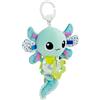 Lamaze Alise The Axolotl - Giocattolo per seggiolino auto e passeggino, con clip per seggiolino auto e passeggino, giocattoli sensoriali per bambini, giocattoli da viaggio per auto, giocattoli per