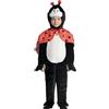 Ciao- Coccinella costume travestimento tuta tutina peluche originale Trudi (Taglia 6-12 mesi)