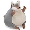 Wild Republic Flipkins Wolf, Peluche, 12 cm, Plush Toy, Fill is Spun Recycled Water Bottles
