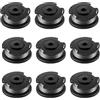 XIJIANG Bobina di Filo di Ricambio Compatibile con Bosch Tagliabordi Art 23SL / Art 26SL, EasyGrassCut 18, 23, 26, 18-230,18-260,F016800569 F016800385 (9 Bobine)