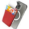 Sinjimoru Custodia per la privacy Porta carte magnetica, portafoglio magnetico per telefono bastone come porta carte di credito per Apple MagSafe Compatibile con iPhone 16 15 14 13 12 Series. M-Flap