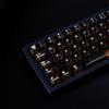 Sumgsn Set di 114 copritasti in PC con profilo Cherry, stampa UV, set di copritasti adatto per tastiera meccanica 60% 65% 75% Cherry Mx Switch, colore nero trasparente