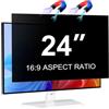 LUSA DESIGN Filtro privacy magnetico per schermo da 24 pollici, rapporto di aspetto 16:9, antiriflesso, anti-luce blu 24, pellicola protettiva per la privacy, schermo rimovibile per computer monitor