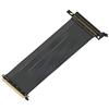LINKUP - {25cm) PCIe 3.0 16x Cavo Riser Schermato ad Alta Velocità Estrema Scheda Estensione Flessibile 2020 Rev┃64GB/s┃GPU PCI Express Cable┃Alta Velocità┃Presa Dritta - Compatibile TT