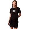 Calvin Klein Maglietta da Donna SS Classic Fit Monogram Tee LV047F819G Graphic Tees, Nero, XS