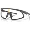 Oakley Occhiali Oakley Rslv 141 carbon opaco lente fotocromatica clear to grigio