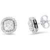 ALFIERI & ST. JOHN Orecchini Alfieri & St John collezione Ginevra in oro bianco con diamanti ct 0,50 colore G purezza SI1