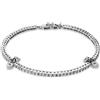 ORO&CO Brcciale tennis Oro&Co con charm cuori e diamanti ct 2.85 colore H purezza VS2. Lunghezza 16 cm.