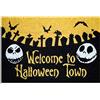 Grupo Erik Zerbino Nightmare Before Christmas Gadget - Zerbino Ingresso Esterno Cocco Divertente 40x60 cm con Base in PVC Antiscivolo | Tappeto Ingresso Esterno: Regalo Jack Skeletron