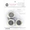Dritz 1 Curtain Grommets, Pewter Occhielli per Tende, Diametro Interno 2,5 cm, in plastica, Confezione da 8, Peltro