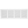 H&C VENT Ventilation Grille (White, 400 x 150 mm)