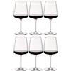 Bormioli Rocco 3024254 Confezione 6 Calici Vetro Nexo Gran, Rosso, 54 Cl