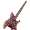EART Chitarra Elettrica Senza Testa - Ponte Fisso per Viaggio, LEAF Piccola ma a Grandezza Naturale, Ultra-Leggera per Prestazioni, Corpo Solido, Destro