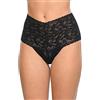 hanky panky Retro Lace Thong - Mutande Donna Vita Alta Elasticizzate, Tanga Donna Comodo e Colorato in Pizzo - Slip Donna Cotone e Nylon, Lingerie per Completo Intimo Donna, Taglia Unica, Pezzo Unico