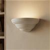 Applique da Parete G9 CONCHIGLIA in Gesso Pitturabile