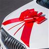 Chexin Fiocco per Auto Gigante 58,4 cm, Grande Fiocco Rosso per Auto, Bicicletta, Natale, Grande Regalo di Matrimonio, Nuova casa, Festa, Festa di casa, Fiocco Magnetico per Auto con Nastri da 185 cm