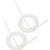 Healeved 2 tubi di ricambio per irrigatori orali, compatibili con Waterpik Wp-100 Wp-660, tubo per acqua filo interdentale, tubo di pulizia di precisione per la cura orale
