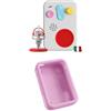 FABA Bundle Raccontastorie interattivo per Bambini da 0 a 10 Anni, Personaggio Sonoro Me, Routine Nanna, Gioco educativo Musicale+ Guscio Protettivo Patapum, Colore Rosa, Silicone