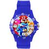 TAPORT Orologio al quarzo in silicone blu per i fan del gioco e5, Blu, cinturino