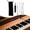 Kit di utensili per la regolazione del pianoforte con impugnatura combinata