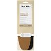 Bama Suole in Pelle Premium per Scarpe - Solette in Pelle per Calzature Inserti Ammortizzanti con Carbone Attivo per il Massimo Comfort per Adulti 1 Paio - 39 EUR
