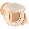 SHEGLAM Lock Go Cushion Foundation - Fondotinta opaco, a lunga durata, impermeabile, per trucco, caldo, vaniglia