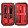 kissral Kit Manicure Professionale Completo Set Pedicure Piedi Set Manicure Uomo Tagliaunghie Professionale Kit Pedicure e Manicure per Donne Kit Manicure da Viaggio