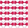 Ycfish 20 accessori per capelli, fiocchi per capelli, fiocchi per capelli, per ragazze, fasce per la scuola, elastici per capelli per ragazze, set di fermagli per capelli piccoli (rosso scuro)