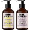 Bali Curls by Hank Ge BALI CURLS Curl Defining Set - Crema Idratante per Ricci & Gel Definente (150 ml ciascuno) - Per capelli morbidi e definiti - Idratazione, definizione e tenuta senza appiccicosità