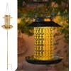 Gadgy Mangiatoia per Uccelli con Luce Solare - Casetta per Uccelli da Esterno 2-in-1 con Illuminazione LED - Decorazione da Giardino Resistente alle Intemperie