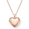 PHOCKSIN Collana con medaglione a forma di cuore per ragazze, medaglioni in argento per donne come regalo di compleanno con testo inciso portafoto che contiene immagini, 1.1 inches x 1.1 inches