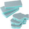 Goktvai 6pz Attrezzi Pulizia Acquario, Doppia Faccia Eva Acquario Spugna Spazzola Vetro Acquarium Scrubber Pulitore Spugna per Acquarium Vetro & Casa Cucina Ufficio