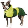 PUMYPOREITY Impermeabile Cane Taglia Grande, Giacca Impermeabile Mantella Antipioggia Cani Leggera Vestito Impermeabile Catarifrangente con Apertura per Guinzaglio(Verde, 2XL)