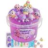 Okaybee Lilla Slime Set per Bambini Melma Bucket with Slime Clay, 10 Confezioni di Accessori, Regali Slime Feste per Ragazze e Ragazzi, Giocattoli Sensoriali, Pasqua Halloween Regali di Natale