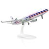 QIYUMOKE MD-11 American air 1/300 Modello di Aereo in metallo pressofuso con Supporto (N1753) Kit di aerei da Esposizione in lega per Appassionati di Aviazione da collezione o Regalo