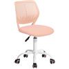 FurnitureR Sedia da lavoro ergonomica per bambini, ragazzi e ragazze, sedia da studio regolabile in altezza girevole per computer portatile sedia da scrivania per casa, ufficio, studio