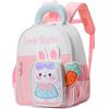 PROTAURI Zainetto Bambina 1-4 Anni, Zaino Asilo Bimba Riflettente con Cinturino Toracico e Disegno Animale Cartoon, per 2-6 Anni, 10 L, Design Coniglio Rosa