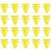 LT Easiyl Clip per passaruota anteriore, 20 pezzi, 30622764, compatibili con Volvo 30640897 V60 XC60 XC90 dal 2016 in poi, giallo
