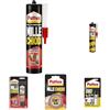 Pattex Mille Chiodi Extreme, forte adesivo di montaggio, colla forte per interni e esterni, adesivo sigillante resistente ad acqua e raggi UV, bianco, 1x460g cartuccia