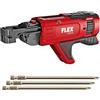 FLEX Azione 531747 - Inserto per rivista a vite M-DW 55 - con 3 punte (lunghezza vite 25-55 mm, diametro gambo massimo 4,2 mm, lunghezza punta 150 mm)